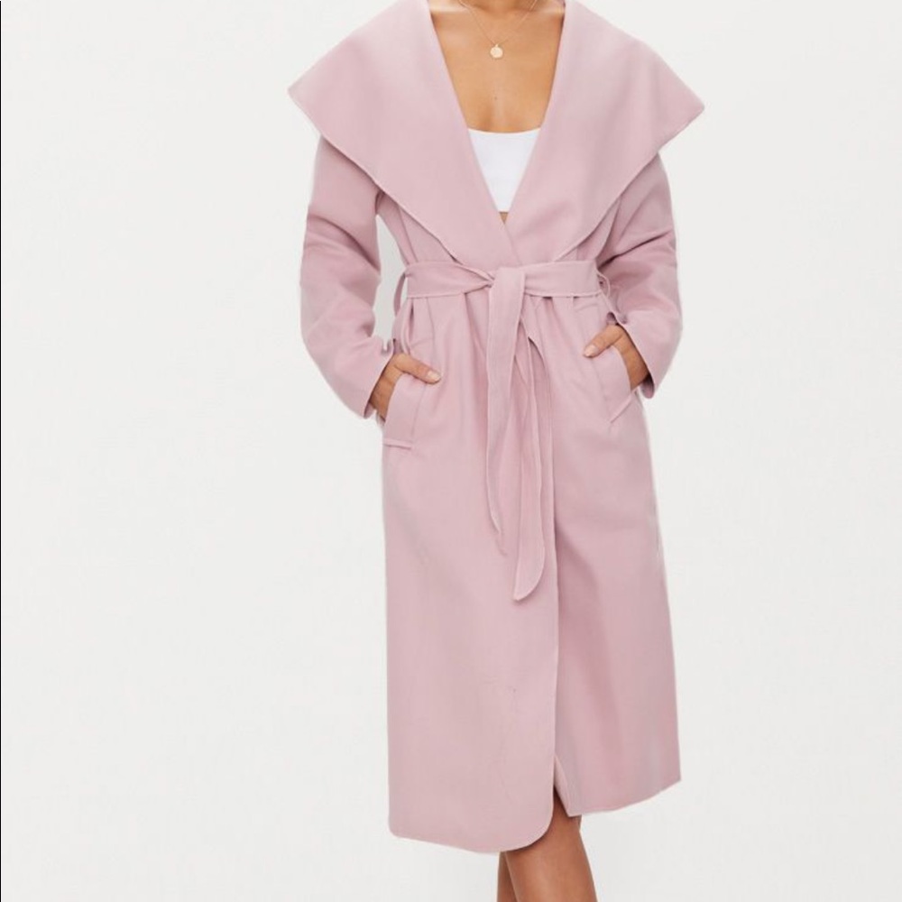 Brand new pink trench-coat